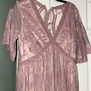 Pink Blush Dress SZ L NWOT